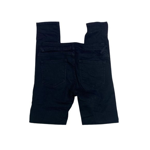 Vigoss Jeans The Chelsea Skinny Womens Size 24 Distressed Black Denim Wash - Picture 3 of 9